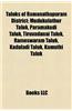 Taluks of Ramanathapuram District: Mudukulathur Taluk, Paramakudi Taluk, Tiruvadanai Taluk, Rameswaram Taluk, Kadaladi Taluk, Kamuthi Taluk