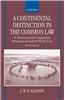 Continental Distinction in the Common Law