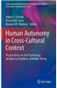 Human Autonomy in Cross-Cultural Context