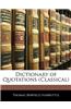Dictionary of Quotations (Classical)