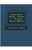 Franz Liszt's Briefe, Volume 7 - Primary Source Edition