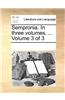 Sempronia. in Three Volumes. ... Volume 3 of 3