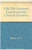 CBS DM Entrance Examination\in Clinical Genetics