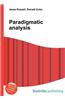 Paradigmatic Analysis