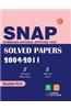 SNAP Symbiosis National Aptitude Test Solved Papers (2004 - 2011)
