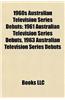 1960s Australian Television Series Debuts: 1961 Australian Television Series Debuts, 1963 Australian Television Series Debuts