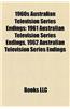 1960s Australian Television Series Endings: 1961 Australian Television Series Endings, 1962 Australian Television Series Endings