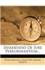 Dissertatio de Iure Peregrinantium...