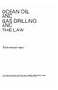 Ocean Oil and Gas Drilling and the Law