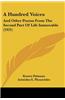 A Hundred Voices: And Other Poems from the Second Part of Life Immovable (1921)