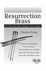 Resurrection Brass: Five Holy Week Hymn Settings for Brass Quintet