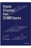 Organic Structures from 2D NMR Spectra