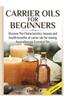 Carrier Oils for Beginners