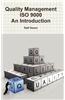 Quality Management ISO 9000 - An Introduction
