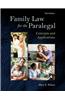 Family Law for the Paralegal: Concepts and Applications