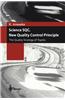 Science Sqc, New Quality Control Principle