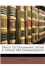 Precis de Grammaire Latine A L'Usage Des Commencants