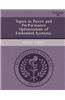 Topics in Power and Performance Optimization of Embedded Systems.
