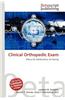 Clinical Orthopedic Exam