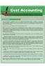 Cost Accounting: Cost Accounting Study Guide