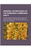 General Secretaries of the Romanian Communist Party: Nicolae Ceau Escu, Gheorghe Gheorghiu-Dej, Tefan Fori, Gheorghe Cristescu