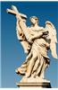 Angel Statue Holding a Cross Journal: 150 Page Lined Notebook/Diary