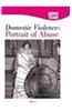 Domestic Violence: Portrait of Abuse