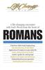 Romans: Encouragement for Your Lifetime Journey