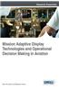 Mission Adaptive Display Technologies and Operational Decision Making in Aviation