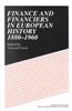 Finance and Financiers in European History 1880 1960