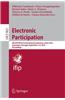 Electronic Participation: 8th Ifip Wg 8.5 International Conference, Epart 2016, Guimaraes, Portugal, September 5-8, 2016, Proceedings