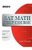 SAT Math Prep Course