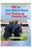 FIMS Sports Medicine Manual