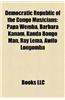Democratic Republic of the Congo Musicians: Democratic Republic of the Congo Guitarists, Democratic Republic of the Congo Singers