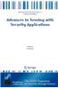 Advances in Sensing with Security Applications