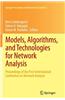 Models, Algorithms, and Technologies for Network Analysis: Proceedings of the First International Conference on Network Analysis