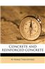 Concrete and Reinforced Concrete