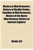 History of Web Browsers: Netscape Navigator, Mosaic, Netscape Communicator, History of Firefox, Timeline of Web Browsers