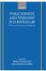 Public Services and Citizenship in European Law: Public and Labour Law Perspectives