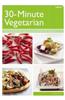 30-Minute Vegetarian