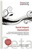 Social Impact Assessment