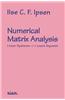 Numerical Matrix Analysis
