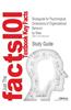 Studyguide for Psychological Dimensions of Organizational Behavior by Staw, ISBN 9780130406545