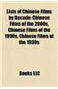 Lists of Chinese Films by Decade