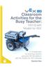 Classroom Activities for the Busy Teacher: Vex IQ with Modkit for Vex