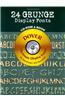 24 Grunge Display Fonts CD-ROM and Book [With]
