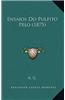 Ensaios Do Pulpito Pelo (1875)