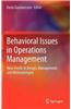 Behavioral Issues in Operations Management