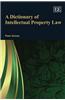 Dictionary of Intellectual Property Law