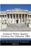 Ambient Water Quality Criteria for Chlorine 1984